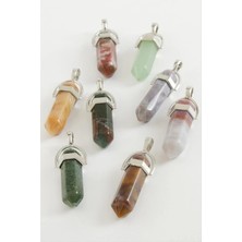 Hsc Bilişim Karışık Akik Point Kolye Ucu