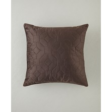 English Home Geometric Kırlent 45X45 cm Kahverengi