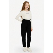 DeFacto %100 Pamuk Jogger Fit Penye Pantolon Kız Çocuk G0337A826SP