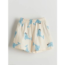 Lc Waikiki Yeni Sezon Beli Lastikli Baskılı Erkek Bebek Şort