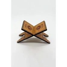 Bemenda Mini Rahle Coffee El İşçiliği ile Tasarlanmış Ahşap Dekoratif 7x20 cm