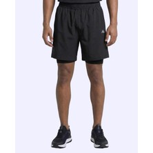Kappa Edan Short Erkek Siyah Regular Taytlı Şort