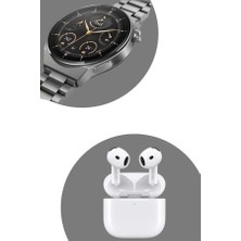 Eco Port Akıllı Saat ve Kulaklık Seti Bildirim Görme Arama Cevaplama Anc Özelliği