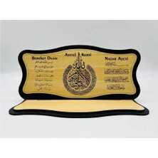 Bemenda Masaüstü Dekoratif Ahşap Tablo