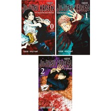 Gerekli Şeyler Yayıncılık Jujutsu Kaisen Manga Seti 0-1-2 Gege Akutami Ciltsiz Eser 600 Sayfa Türkçe Yayın