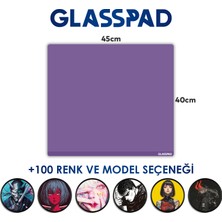 Cam Mouse Pad - Lila - Premium Temperli Cam - 45X40 cm [medium]