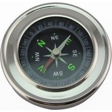 MiraLive Yuvarlak Metal Kasa Dayanıklı Pusula 60MM