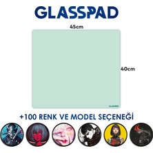 Cam Mouse Pad - Mint - Premium Temperli Cam - 45X40 cm [medium]