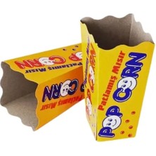 Bekar Ambalaj Popcorn Mısır Kutusu Küçük Boy 100 Adet