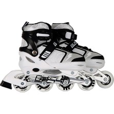 Busso Raider Siyah Alüminyum Ayarlanabilir Paten 39-42 Tekerlek Özellikleri Abec-7