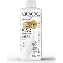Aquacool M.A.C Su Bazlı Akrilik Hobi Boyası 500 ml 101 - Beyaz Üstün Tutunma Özelliği