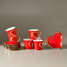 Karaca Kalpten 6 Kişilik Kahve Fincan Takımı 90 ml