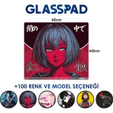 Cam Mouse Pad - Crimson Eclipse - Premium Temperli Cam - 45X40 cm [medium]