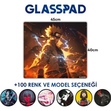 Cam Mouse Pad - Naruto (1) - Premium Temperli Cam - 45X40 cm [medium]