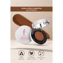 Flormar K-Spirit Cover Up Yüksek Kapatıcı Uzun Süre Kalıcı Doğal Bitişli Cushion Fondöten - 008 Espresso