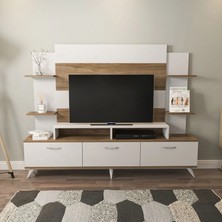 Decorotika Diana Tv Ünitesi Beyaz Ceviz