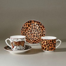 Karaca Tiger 2 Kişilik Kahve Fincan Takımı 80 ml