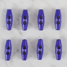 Marsilyan Loren Crafts Saks Mavi 8 Li Çoban Düğme - 105