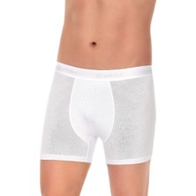 Yıldız Çamaşır Erkek 3'lü Beyaz Modal Likralı Boxer