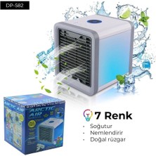 Marsilyan Dempower Masaüstü Kare Fan - Taşınabilir USB Girişli Mini Hava Soğutucu Fan