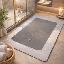 Eco Lounge Dikdörtgen Süper Emici Banyo Paspası Kaymaz Tabanlı Hızlı Kuruyan Banyo Halısı