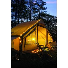 Onetick Fischer 6 Kişilik 4 Mevsim Şişme Kamp Çadırı 300X210 Pompalı Baca Çıkışı 2 Kapılı