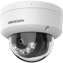 Hikvision Hıkvısıon DS-2CD1121G2-LIUF 2mpix, 2,8mm Lens, H265+, Hybrid Light,  20MT Gece Görüşü, Poe, Mikrofonlu Dome Ip Kamera