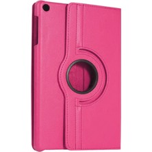 Rivera Tech  Samsung Galaxy Tab A11 360 Tablet Deri Kılıf - Pembe