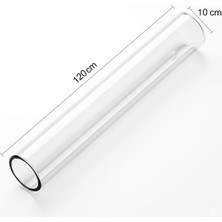 Borosilla Pelet Soba Camı Füze Soba Camı 120 cm