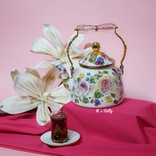 Miss Betty Rose Deluxe Emaye Kettle Demlik