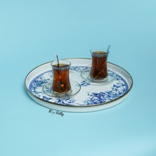 Blue Life Emaye Sunum Tepsisi