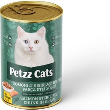 Bezos Petzzcats Somonlu Kısırlaştırılmış Kedi Konservesi 400 gr 1 Adet