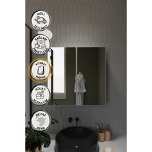 Belmo Everest Iki Kapaklı Aynalı Lavabo Üstü Banyo Dolabı
