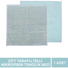 Çift Taraflı Telli Temizlik Bezi