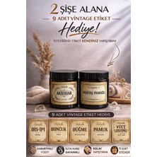 Alubrella Plastik Kavanoz Amber X2 ve 9'lu Kozmetik Etiket