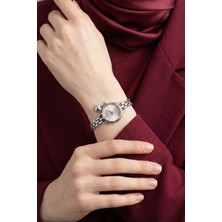 inStyle Kalp Charmlı Gümüş-Pembe Kadın Kol Saati