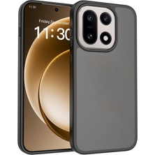 Microcase Oneplus 15 Luna Serisi Köşe Korumalı Sert Rubber Kılıf - AL3422 Siyah