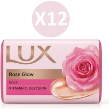 Lux Katı Sabun Rose Glow 100GR 12 Adet