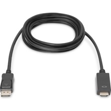 Digitus Displayport Adaptör Kablosu, Dp - HDMI Tip A 2m (AK-340303-020-S) 2m