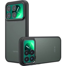 Microcase Xiaomi Poco F8 Ultra/redmi K90 Pro Max Luna Serisi Köşe Korumalı Sert Rubber Kılıf - AL3422 Siyah