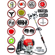 Eisenn Alman XB14 Power Sırt Tırpan+ Akrobat Çapalama + Toprak Eşeleme 14 Parça Full Set