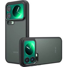 Microcase Xiaomi 17 Pro Max Luna Serisi Köşe Korumalı Sert Rubber Kılıf - AL3422 Siyah