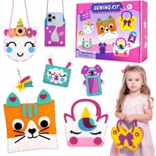 Generic Mini Dikiş Seti – Unicorn Figürlü, 6+ Yaş Çocuklar Için Eğitici Aktivite Set