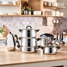 Karaca Tokyo Powersteel 316+ Çelik 17 Parça Çeyiz Seti