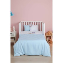 Dolly Mint Punch Nakışlı %100 Pamuklu  Bebek Nevresim Takımı