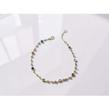 Renkli Taşlı Dorikalı Bileklik - BLK0973