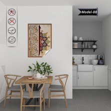 Akıllı Kağıt Statik Tutunma Özellikli Tablo  - Poster Dini (Model- 88)