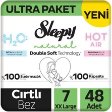 Sleepy Bio Natural 7 Numara Xx Large 48'li Bebek Bezi