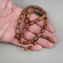 Kuka Gerçek Doğal Lapisdo Imzalı Kapsül Kesim 7X11.5MM Tesbih