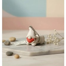 OEM EMR3D Tasarım Noel Baba Figürü Komik Cüce Anahtarlık